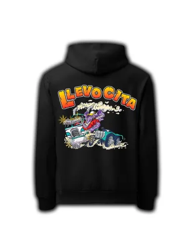 DLKS230- FULL-ZIP HOODIE BLACK LLEVO CITA