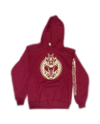 DLKS209- SUDADERA GUINDA LOGO TCS