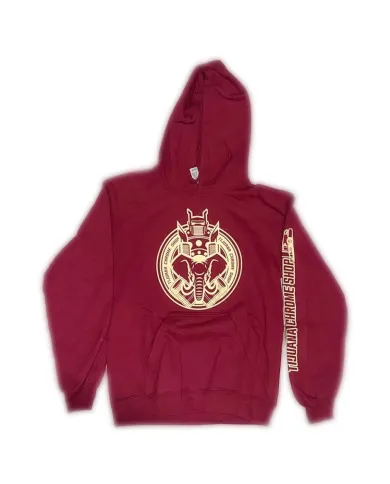 DLKS209- SUDADERA GUINDA LOGO TCS
