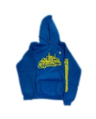DLKS222- HOODIE AZURE BLUE-LOGO MAMALON