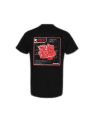 DLKP239- PLAYERA BLACK ISX ENGINE