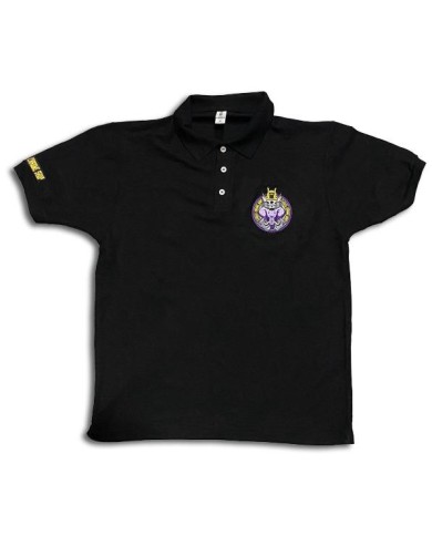 DLKP224- PLAYERA POLO UNISEX 50/50 400 BLACK TCS