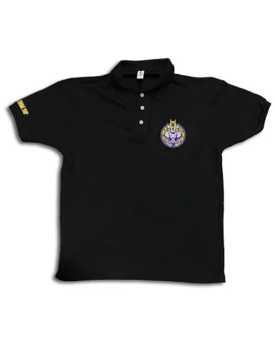 DLKP224- PLAYERA POLO UNISEX 50/50 400 BLACK TCS