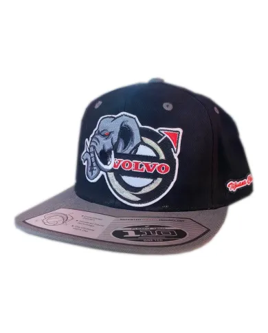 DLKG121- GORRA DEPARCHE BORDADO BLACK/GREY-VV121