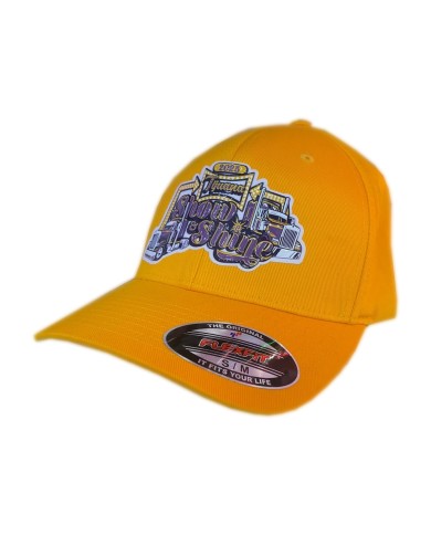 DLKG346-GORRA FLEXFIT YELLOW   PARCHE S&S 2025  S/M