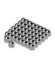 UP10020M50-3/4" X 15/16" Chrome Die-Cast Acorn Nut Cover (50 pcs/Box)