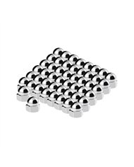 UP10021M50-11/16" x 7/8" Chrome Die-Cast Acorn Nut Cover (50 pcs/Box)