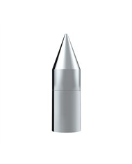 UP10372B-33mm X 7-1/8" Chrome Plastic Tall Spike Nut Cover - Thread-On (Bulk)