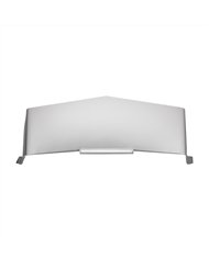 UP10469-Stainless Steel Visor For 4" X 6" Rectangular Headlight, Flat Top Style