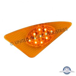 UP36626-11 Amber LED Fender Signal Light For 2008-2017 Kenworth T660 - Driver
