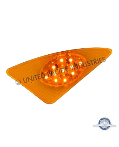UP36626-11 Amber LED Fender Signal Light For 2008-2017 Kenworth T660 - Driver