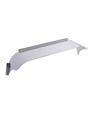 UP10471-Stainless Steel Visor For 5" X 7" Rectangular Headlight, Smooth Top Style