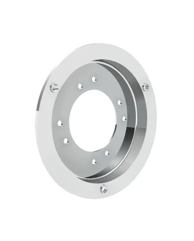 GG10513 - CR. FRONT HUB CAP, 7/16" LIP, 4 EVEN NOTCHES & 4 CLIPS