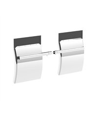 UP10585-24" x 24" Stainless Competition Series Quarter Fender Set - Tube Bracket (Pair)