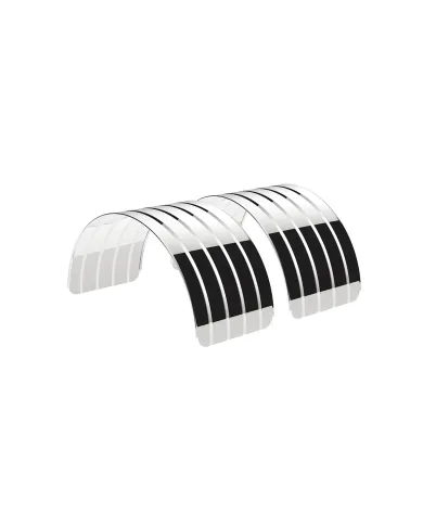 UP10617-80" 430 Stainless Steel (18ga) Single Axle Fender - SR Series  (Pair)