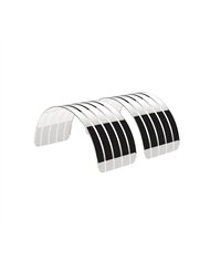 UP10617-80" 430 Stainless Steel (18ga) Single Axle Fender - SR Series  (Pair)