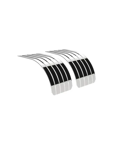 UP10618-60" 430 Stainless Steel (18ga) Half Fender - SR Series (Pair)