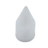 UP10762B-9/16" X 1-1/2" Chrome Plastic Spike Nut Cover - Push-On (Bulk)