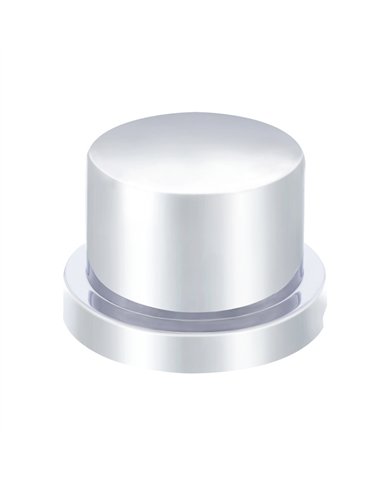 GG10750 - CR. UNIV. FRONT CONE HUB CAP, 1" LIP, 6 NOTCHES