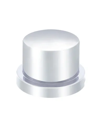 GG10750 - CR. UNIV. FRONT CONE HUB CAP, 1" LIP, 6 NOTCHES