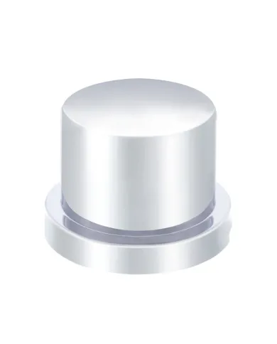 GG10752 - S.S. UNIV. FRONT CONE HUB CAP 1" LIP, 6 NOTCHES