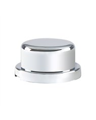 GG10773 - S.S. UNIV FRONT HUB CAP 1" LIP, 6 NOTCHES