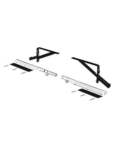 UP11023-29" 430 Stainless Steel Universal Heavy Duty Half Fender Mounting Arm Kit (Pair)