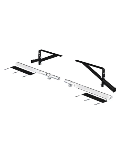 UP11023-29" 430 Stainless Steel Universal Heavy Duty Half Fender Mounting Arm Kit (Pair)