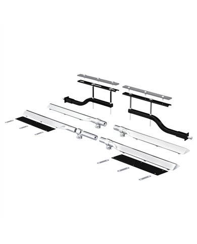 UP11024-29" 430 Stainless Steel Universal Standard Duty Full Tandem Fender Mounting Arm Kit (Pair)