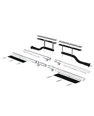 UP11024-29" 430 Stainless Steel Universal Standard Duty Full Tandem Fender Mounting Arm Kit (Pair)