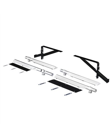 UP11025-29" 430 Stainless Steel Universal Heavy Duty Full Tandem Fender Mounting Arm Kit (Pair)