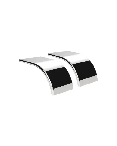UP11026-60" 430 Stainless Steel (16ga) Smooth Half Fender - SE Series (Pair)