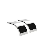 UP11026-60" 430 Stainless Steel (16ga) Smooth Half Fender - SE Series (Pair)