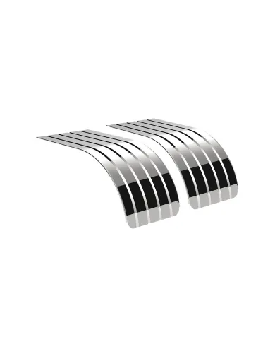 UP11036-60" 430 Stainless Steel (16ga) Half Fender-SR Series (Pair)