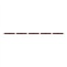 UP36716-94" Stainless Steel Light Bracket - 19 LED 17-1/4" Light Bar x 5 With Red LED/Red Lens With Bezel