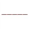 UP36717-94" Stainless Steel Light Bracket - 19 LED 17-1/4" Light Bar x 5 With Red LED/Red Lens