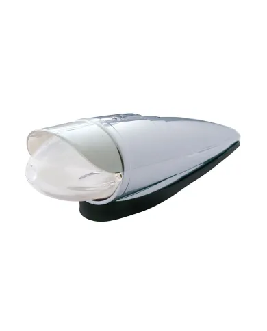 UP36758-9 LED Dual Function GloLight Watermelon Grakon 1000 Cab Light Kit With Visor - Amber LED/Clear Lens