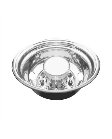 UP20303-24-1/2" O.D. Stainless Rear Wheel Simulator Set - 2 Vent Hole, Stud Piloted