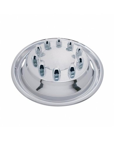 UP20305-22.5" OD Stainless Front Wheel Simulator Set - 2 Vent Holes, Stud Piloted