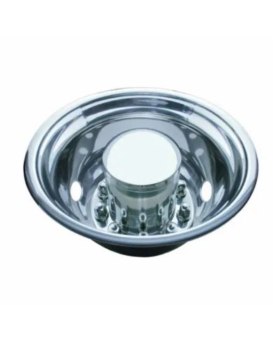 UP20314-22.5" O.D. Stainless Rear Wheel Simulator Set - 2 Vent Hole, Hub Piloted