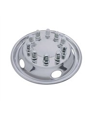 UP20317-22.5" OD Stainless Front Wheel Simulator Set - 5 Vent Holes, Hub Piloted