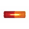 UP36774B-6 LED Rectangular Fender Mount Light (Clearance/Marker) With Amber & Red Lens (Bulk)