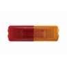 UP36774B-6 LED Rectangular Fender Mount Light (Clearance/Marker) With Amber & Red Lens (Bulk)