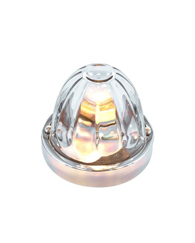 UP20722-Glass Watermelon Flush Mount Kit -Clear