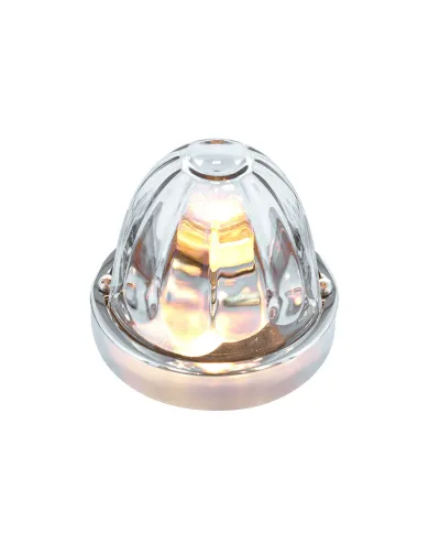 UP20722-Glass Watermelon Flush Mount Kit -Clear