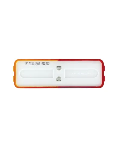 UP36774B-6 LED Rectangular Fender Mount Light (Clearance/Marker) With Amber & Red Lens (Bulk)