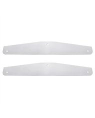 UP21409CB-24" X 4" Stainless Steel Bottom Mud Flap Plate - Bolt Thru (Cbox/Pair)