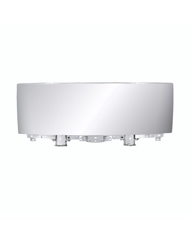 UP21624-Steel Front Panel Assembly For 2008-2024 Isuzu NPR (ELF 200/300)-Chrome