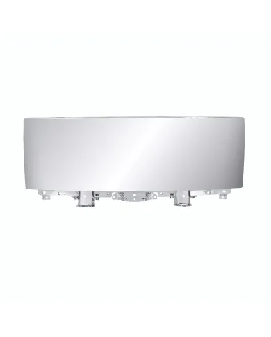 UP21624-Steel Front Panel Assembly For 2008-2024 Isuzu NPR (ELF 200/300)-Chrome
