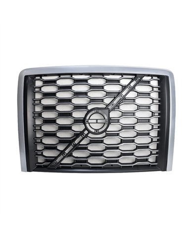 UP21826-Grille With Bug Screen For 2018-2024 Volvo VNL-Silver